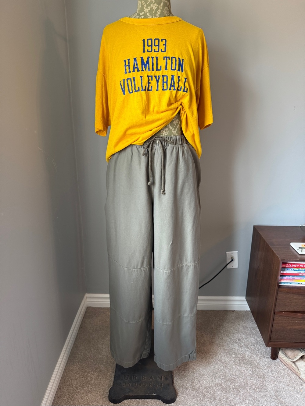 Straight Leg twill Pants